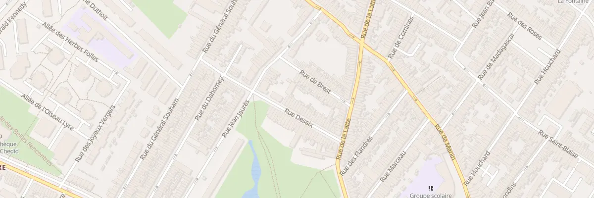 Plan du 36 Rue Desaix à Tourcoing