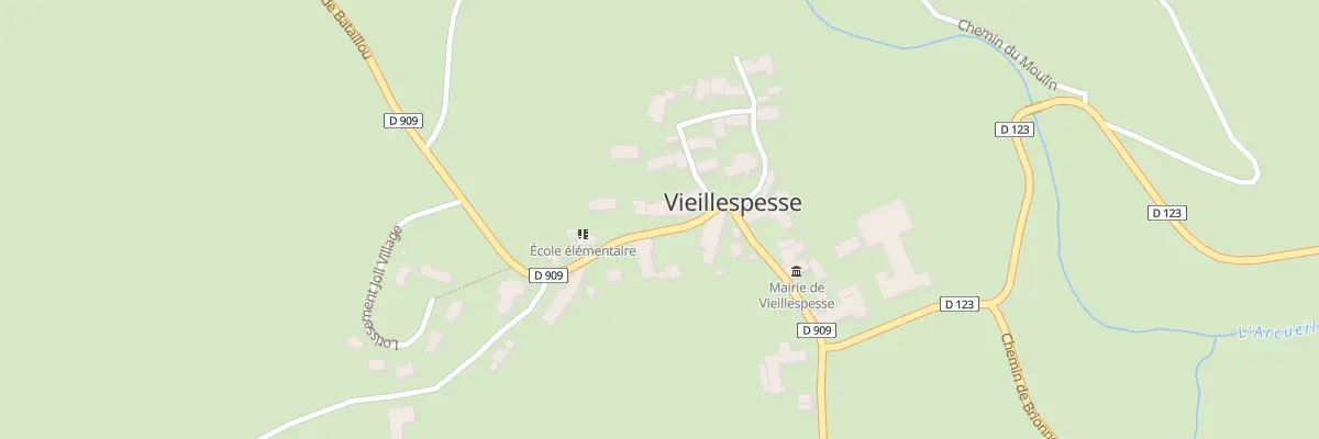 Plan du 6 Rte des Écoliers à Vieillespesse