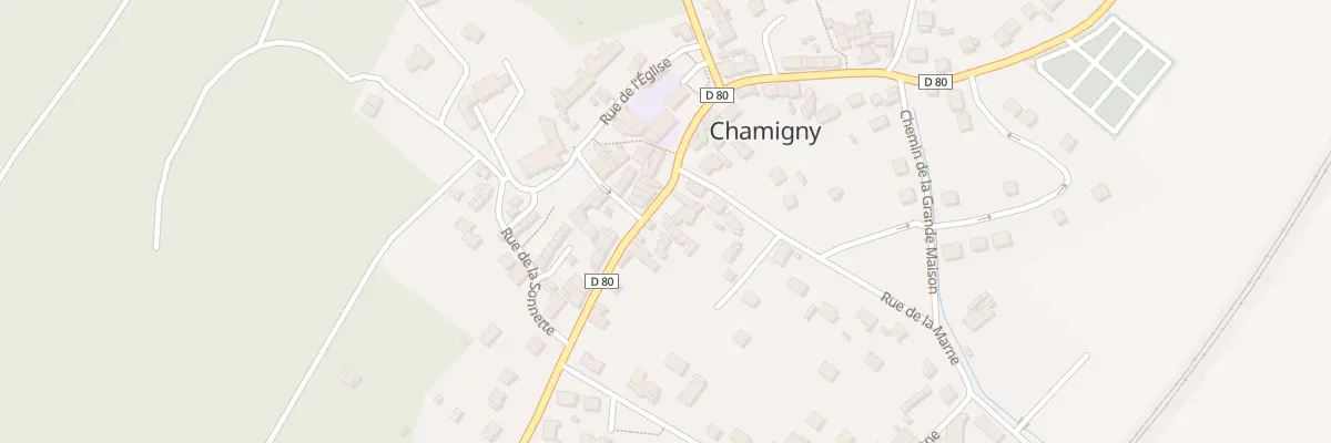 Plan du 22 Rue Roubineau à Chamigny