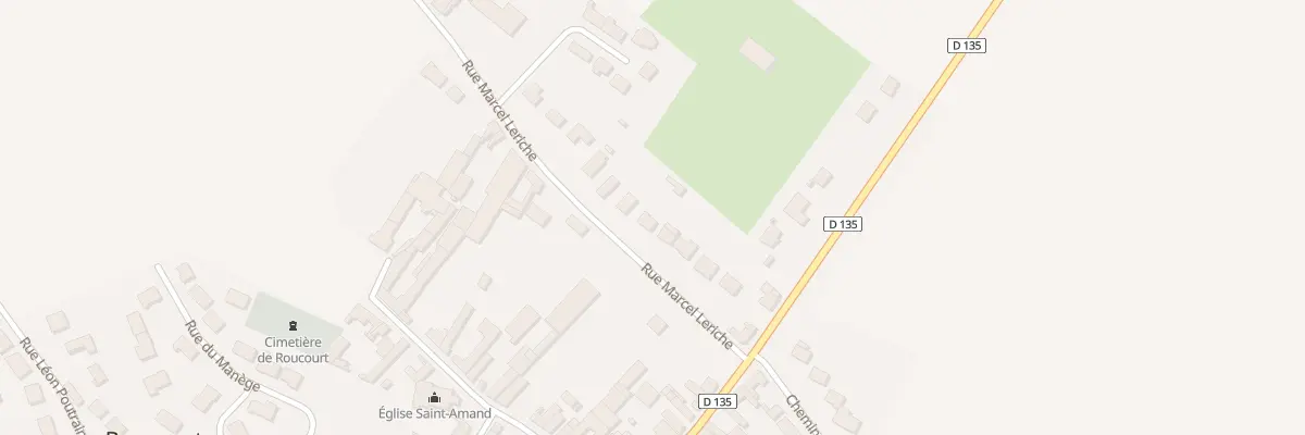 Plan du 104 Rue Marcel Leriche à Roucourt