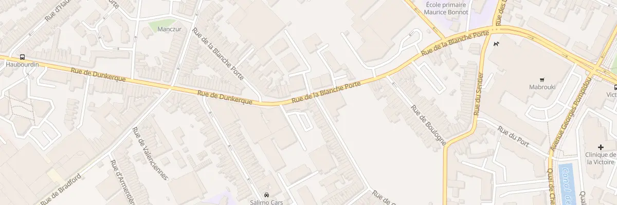 Plan du 45 Rue de la Blanche Porte à Tourcoing