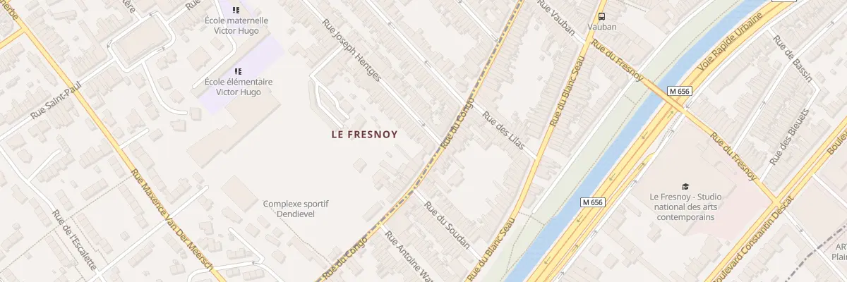 Plan du 150 Rue Joseph Hentgès à Mouvaux