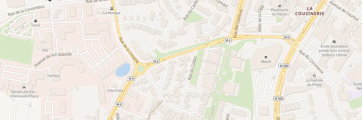 Plan du 47 Rue du Colibri à Villeneuve-d’Ascq