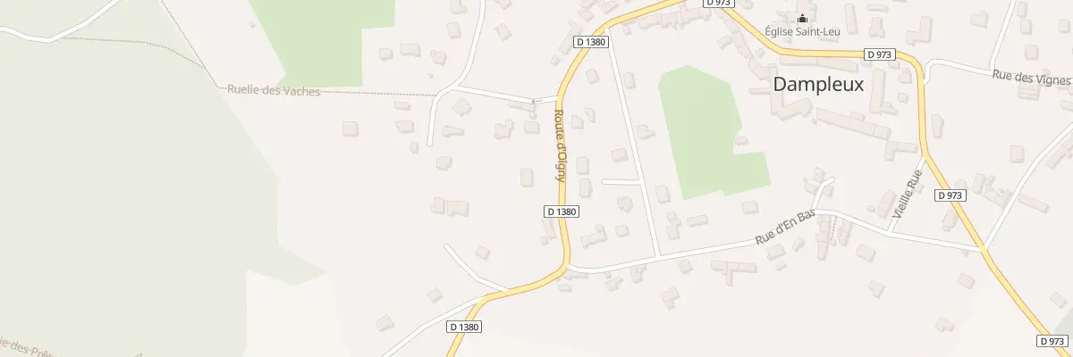 Plan du 21 Rte d’Oigny à Dampleux