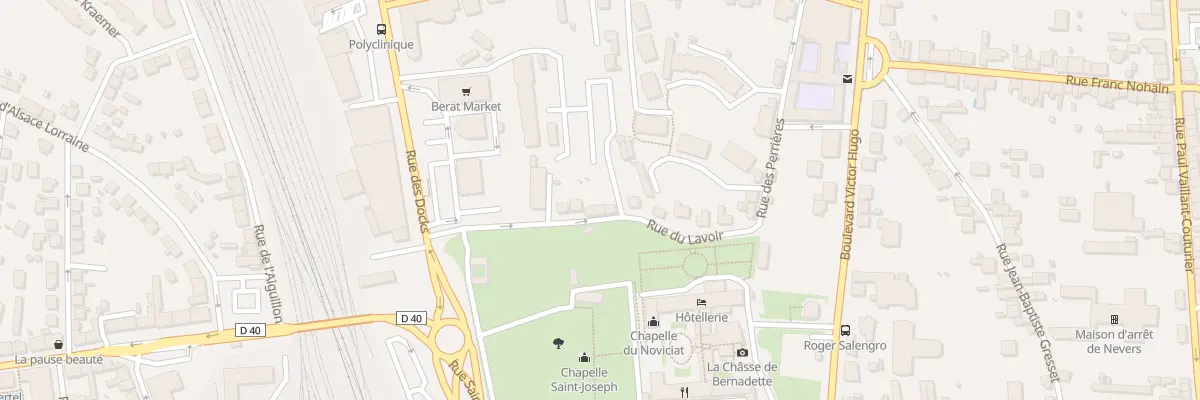 Plan du 16 Rue du Lavoir à Nevers