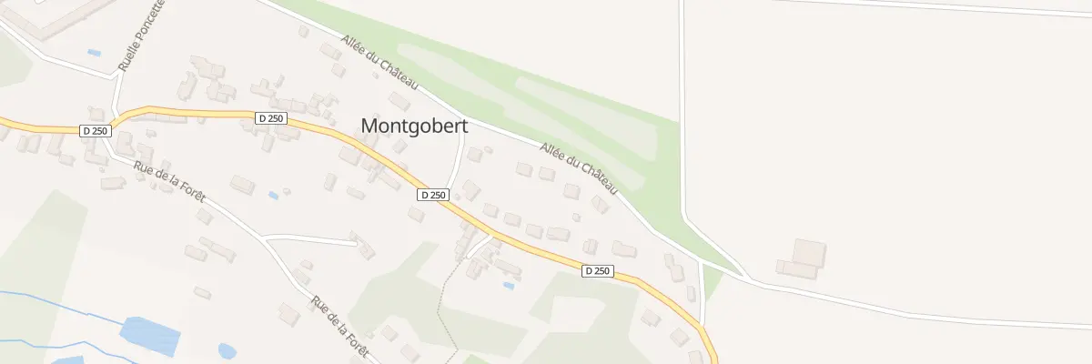 Plan du 13 All du Château à Montgobert