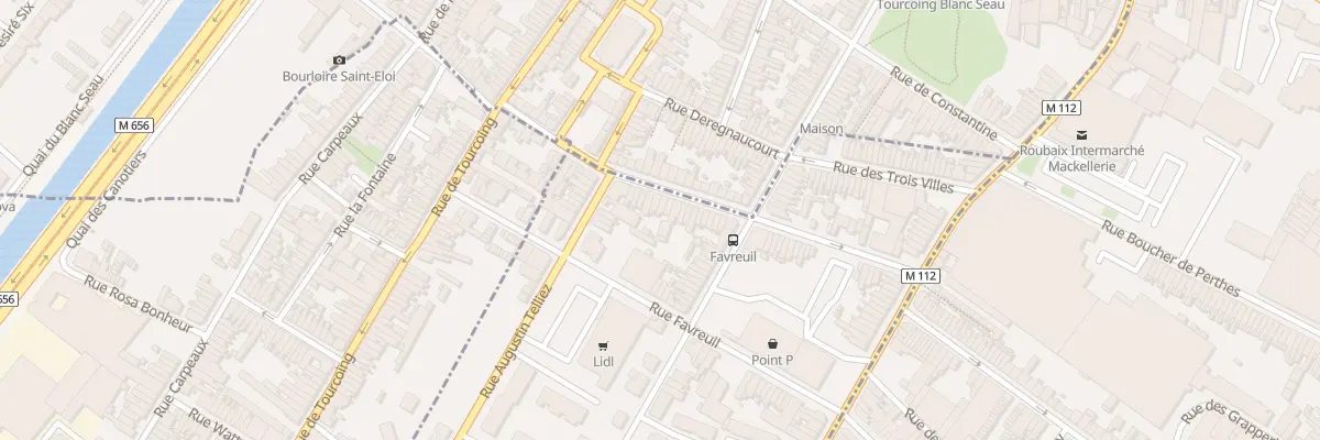 Plan du 61 Rue du Riez à Croix