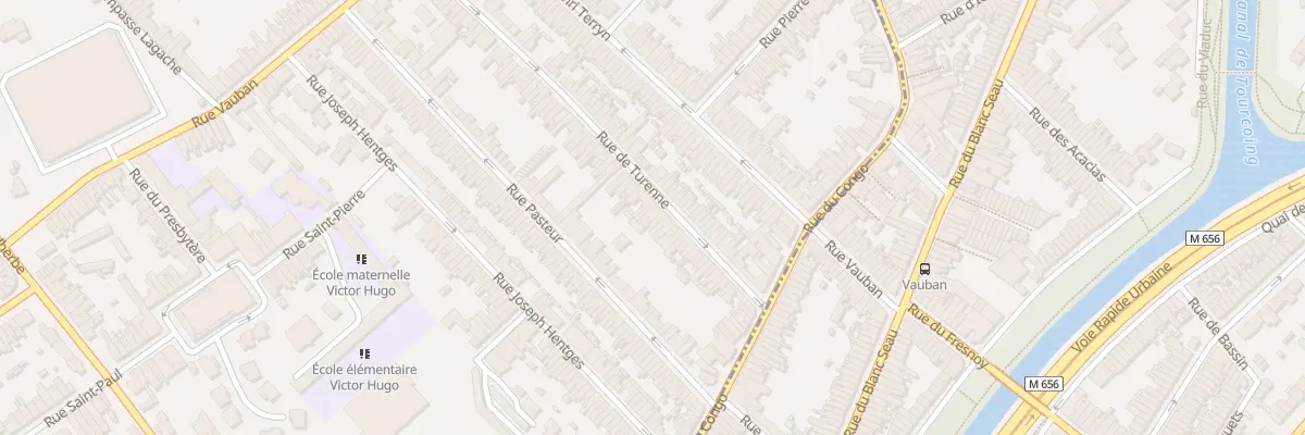 Plan du 90 Rue de Turenne à Mouvaux