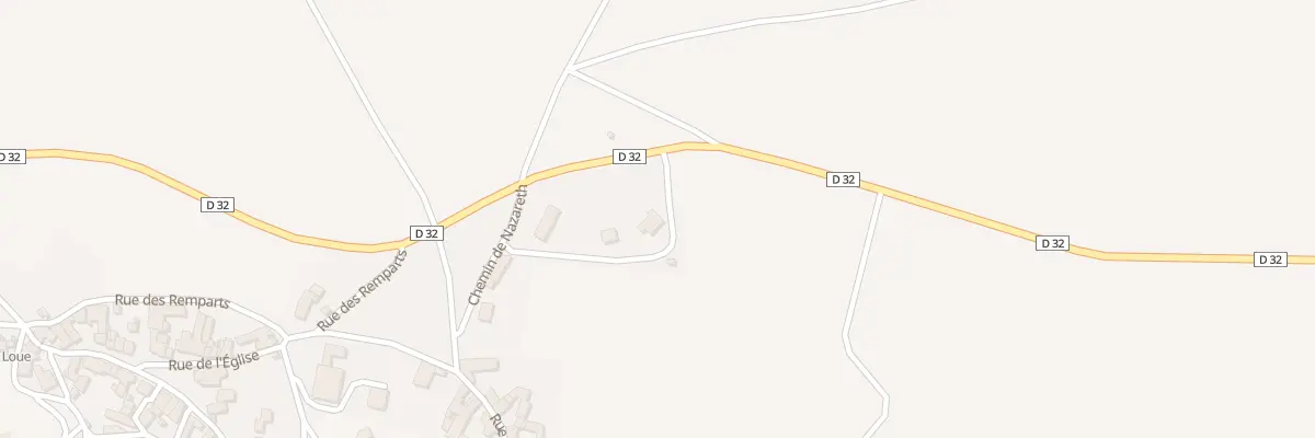 Plan du 5018 Croix de Nazareth à Vodable