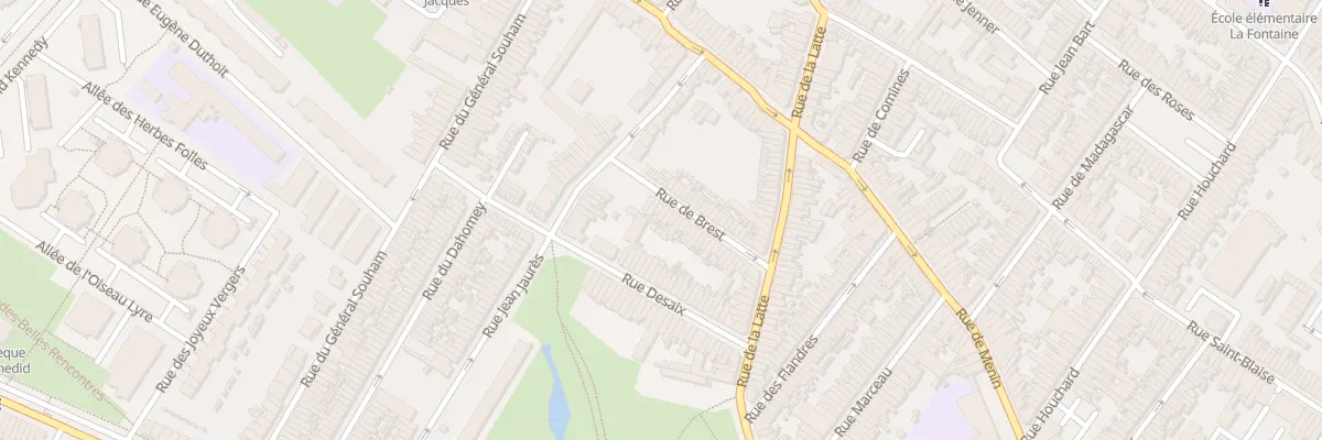 Plan du 35 Rue de Brest à Tourcoing