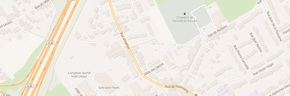 Plan du 28 Rue d’Halluin à Neuville-en-Ferrain