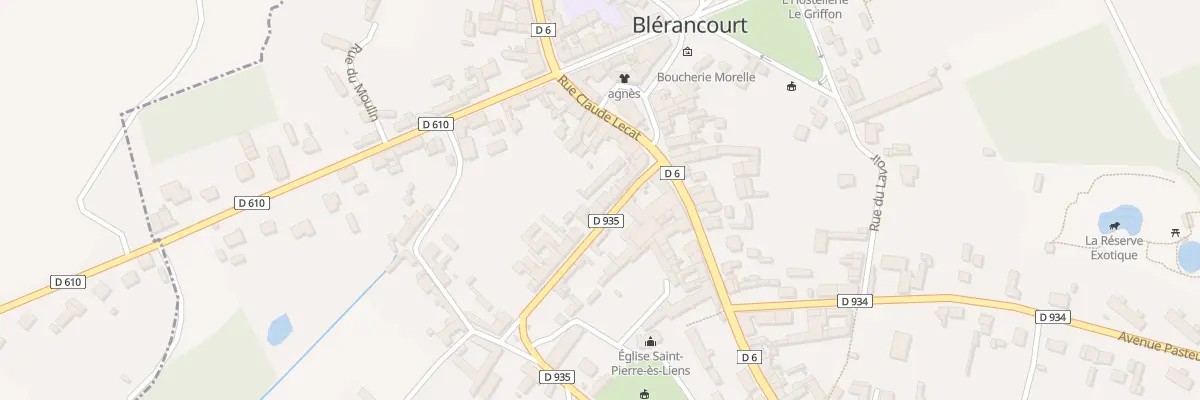 Plan du 10 Rue Faidherbe à Blérancourt