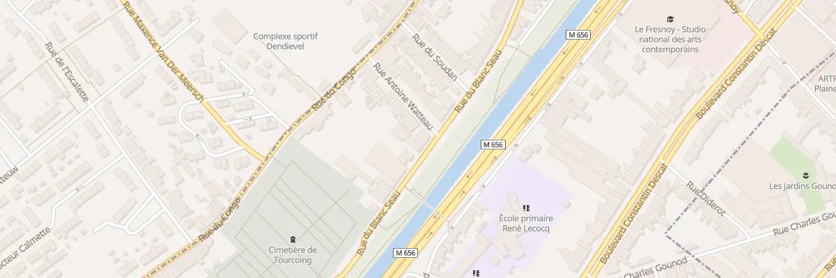 Plan du 462 Rue du Blanc Seau à Tourcoing