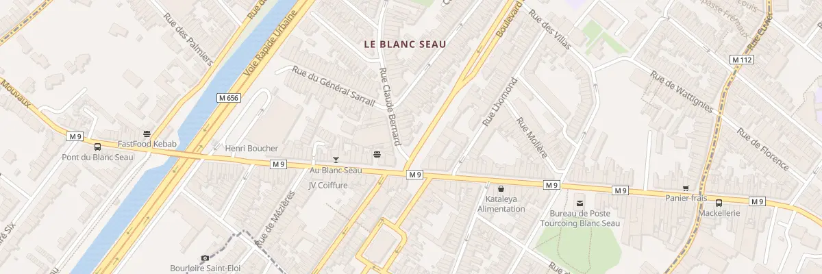 Plan du 239 Rue Claude Bernard à Tourcoing