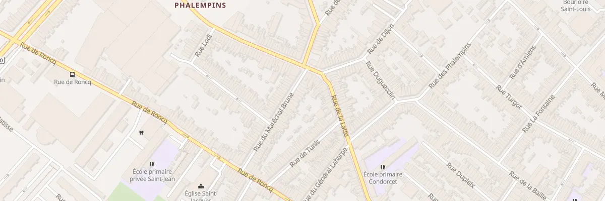 Plan du 11 Rue du Maréchal Brune à Tourcoing