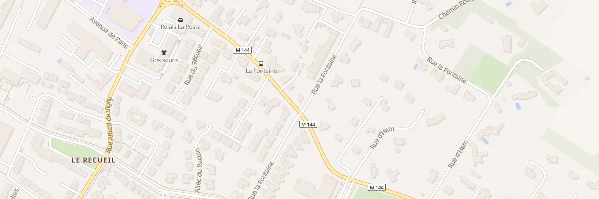 Plan du 117 Rue du Recueil à Villeneuve-d’Ascq