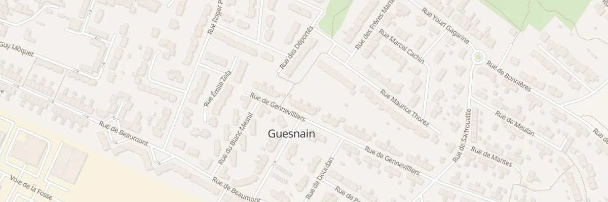 Plan du 17 Rue de Gennevilliers à Guesnain
