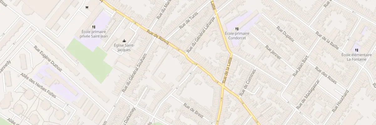 Plan du 29 Rue de Roncq à Tourcoing