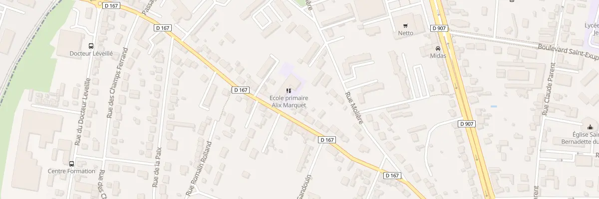 Plan du 44 Rue de Vauzelles à Nevers