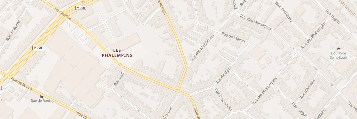 Plan du 29 Rue du Pont Rompu à Tourcoing