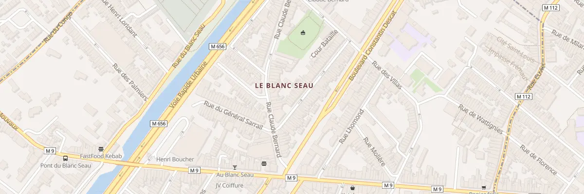 Plan du 50 Rue Denfert Rochereau à Tourcoing