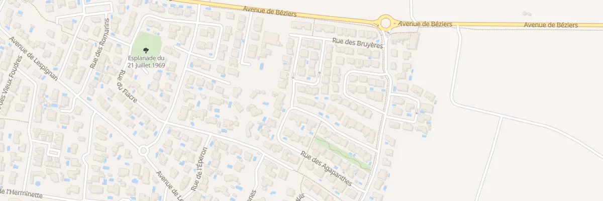 Plan du 12 Rue des Agapanthes à Colombiers