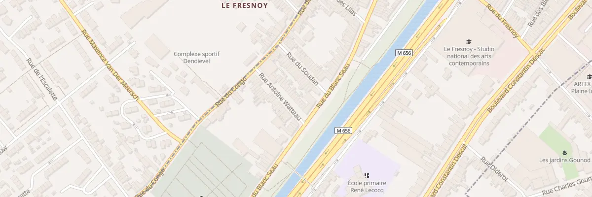 Plan du 31 Rue Antoine Watteau à Tourcoing
