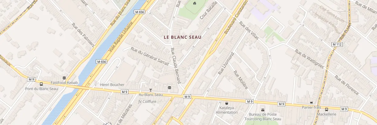 Plan du 71 Rue Denfert Rochereau à Tourcoing