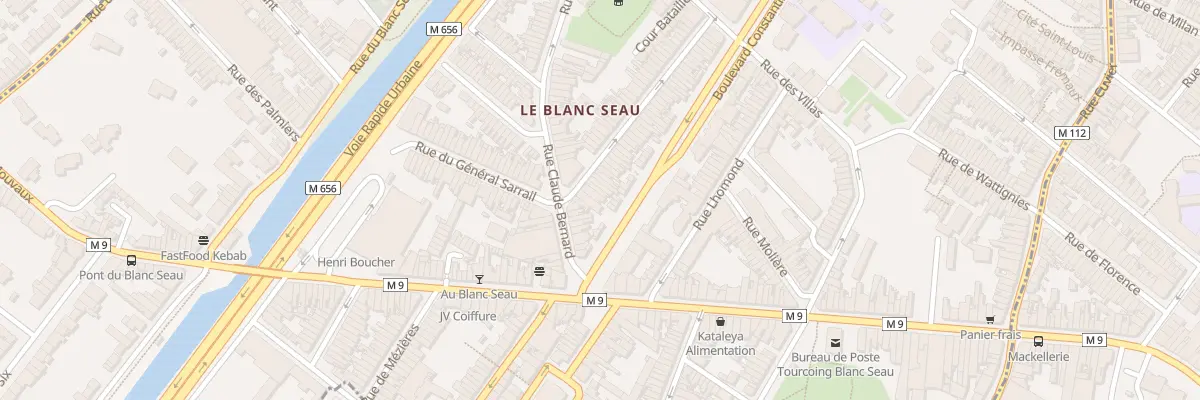 Plan du 73 Rue Denfert Rochereau à Tourcoing