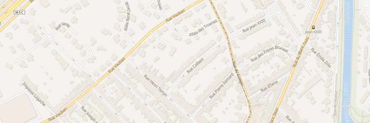 Plan du 7 Rue Colbert à Mouvaux