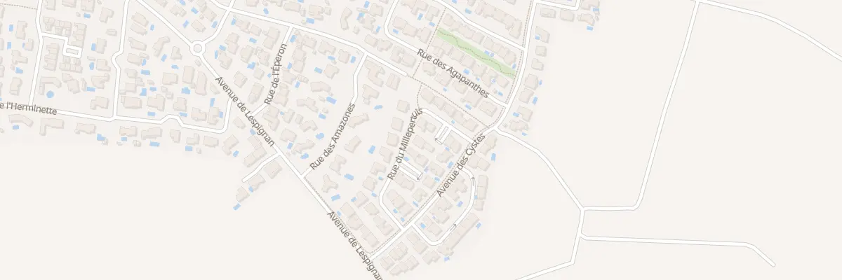 Plan du 9 Rue du Millepertuis à Colombiers