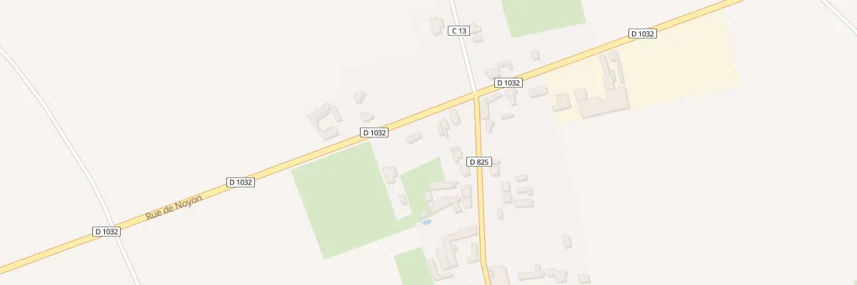 Plan du 3 Rue de Noyon à Marest-Dampcourt