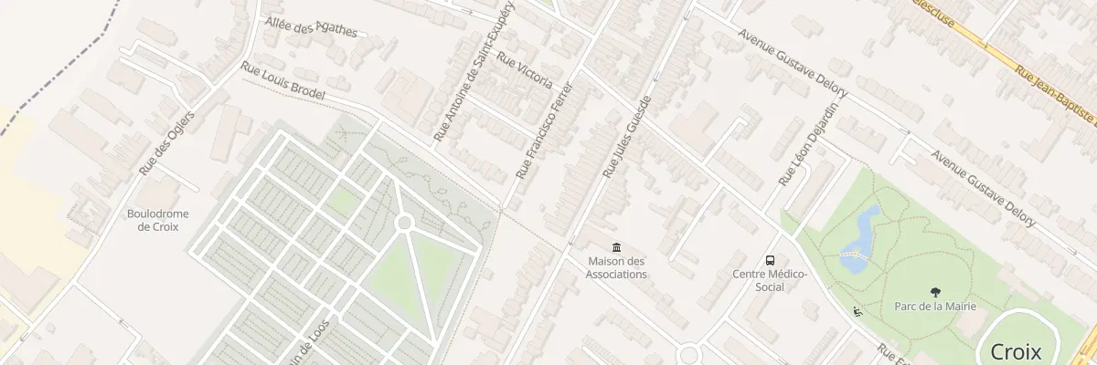 Plan du 79 Rue Jules Guesde à Croix