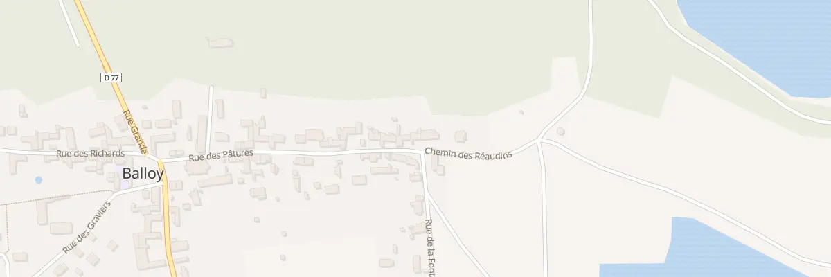 Plan du 4 Rue des Pâtures à Balloy