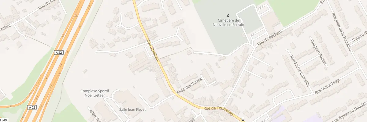 Plan du 24 Rue d’Halluin à Neuville-en-Ferrain
