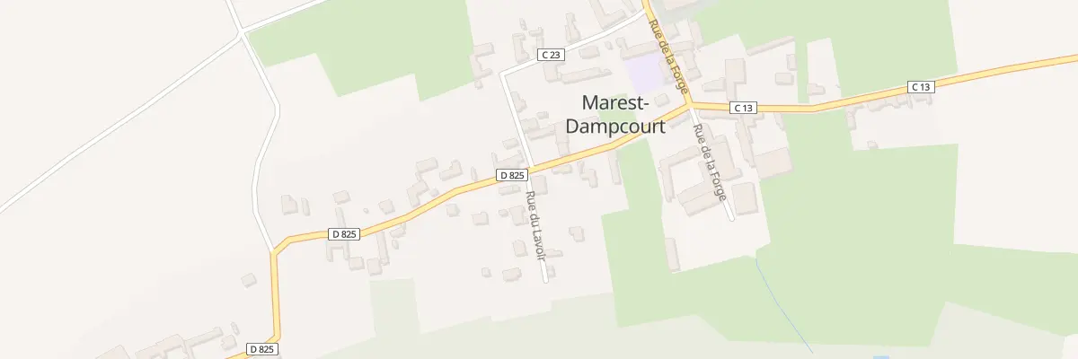 Plan du 9 Rue Saint Brice à Marest-Dampcourt