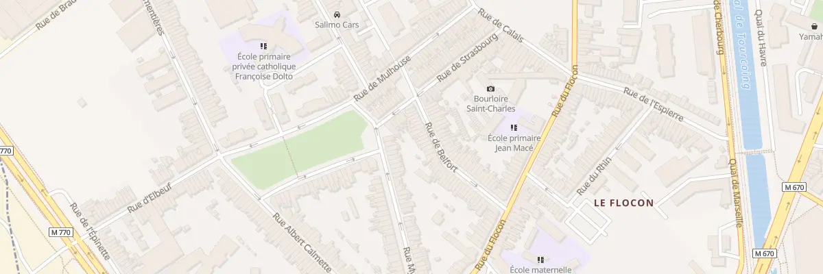 Plan du 49 Rue de Belfort à Tourcoing