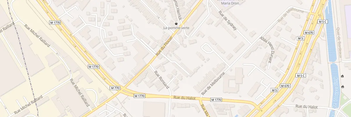 Plan du 133 Rue du Flocon à Tourcoing