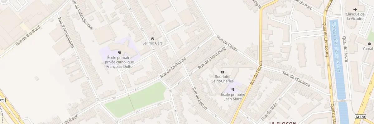 Plan du 41 Rue de Mulhouse à Tourcoing