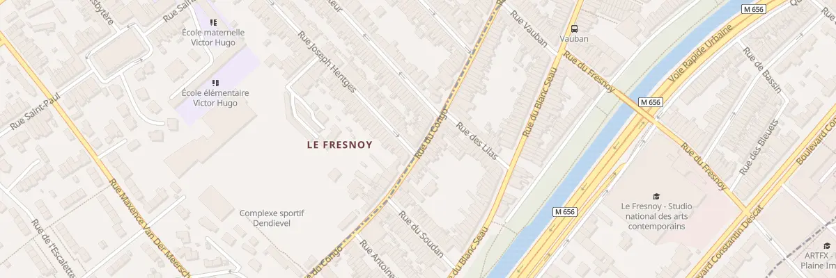 Plan du 261 Rue du Congo à Mouvaux