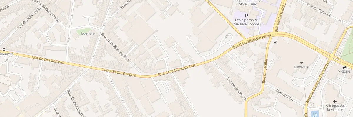 Plan du 58 Rue de la Blanche Porte à Tourcoing