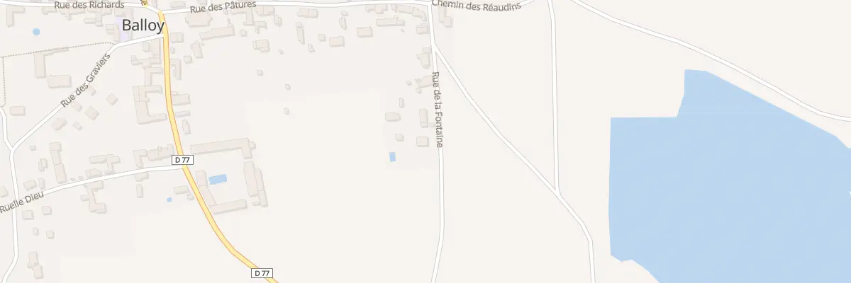 Plan du 12 Rue de la Fontaine à Balloy