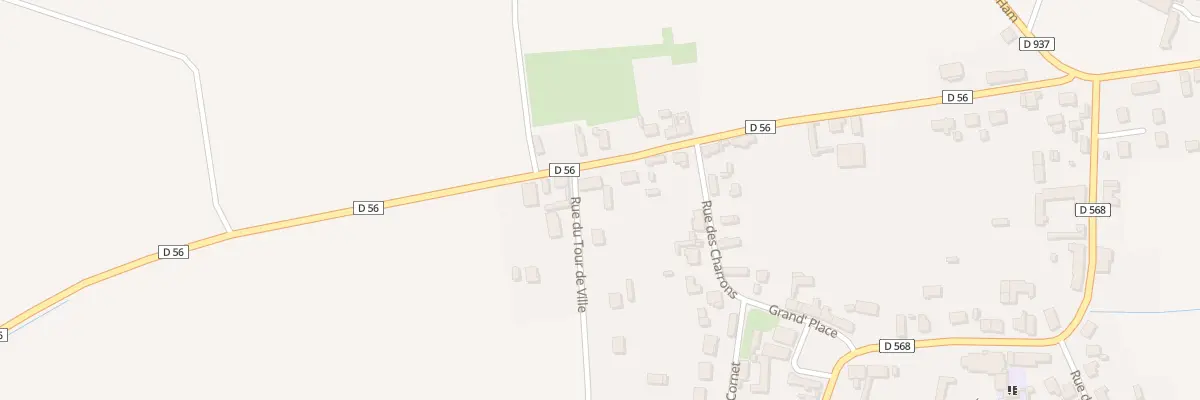 Plan du 381 Rue de Villeselve à Cugny