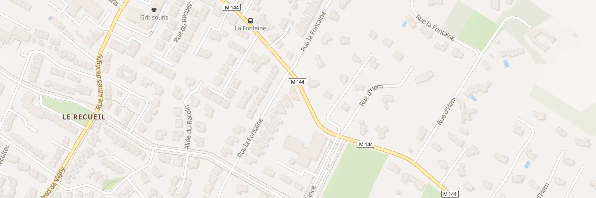 Plan du 66 Rue la Fontaine à Villeneuve-d’Ascq