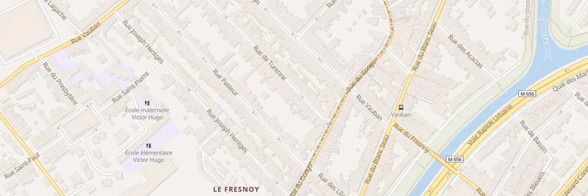 Plan du 104 Rue de Turenne à Mouvaux