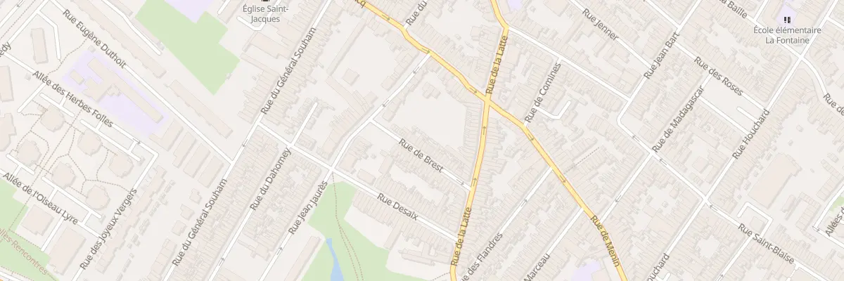 Plan du 28 Rue de Brest à Tourcoing