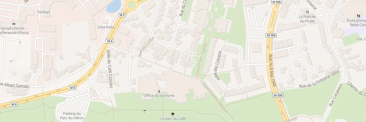 Plan du 62 Rue du Colibri à Villeneuve-d’Ascq
