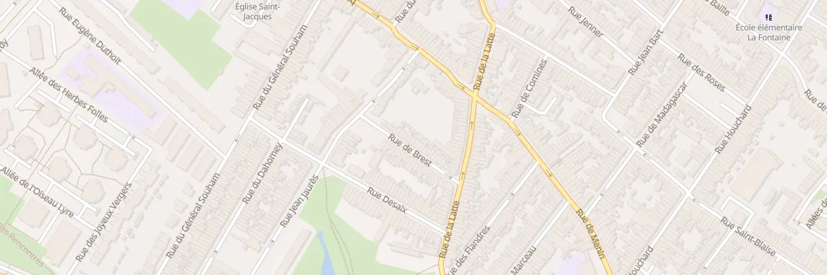 Plan du 26 Rue de Brest à Tourcoing