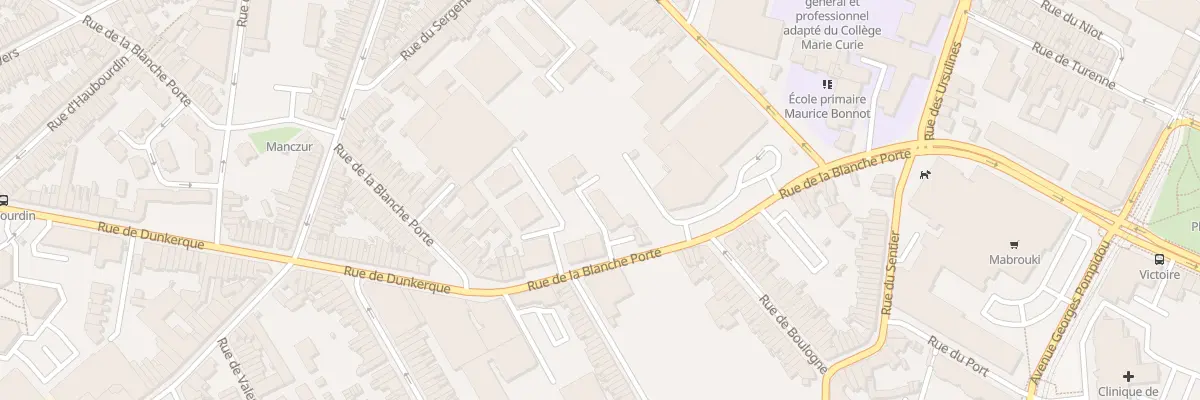 Plan du 56B Rue de la Blanche Porte à Tourcoing