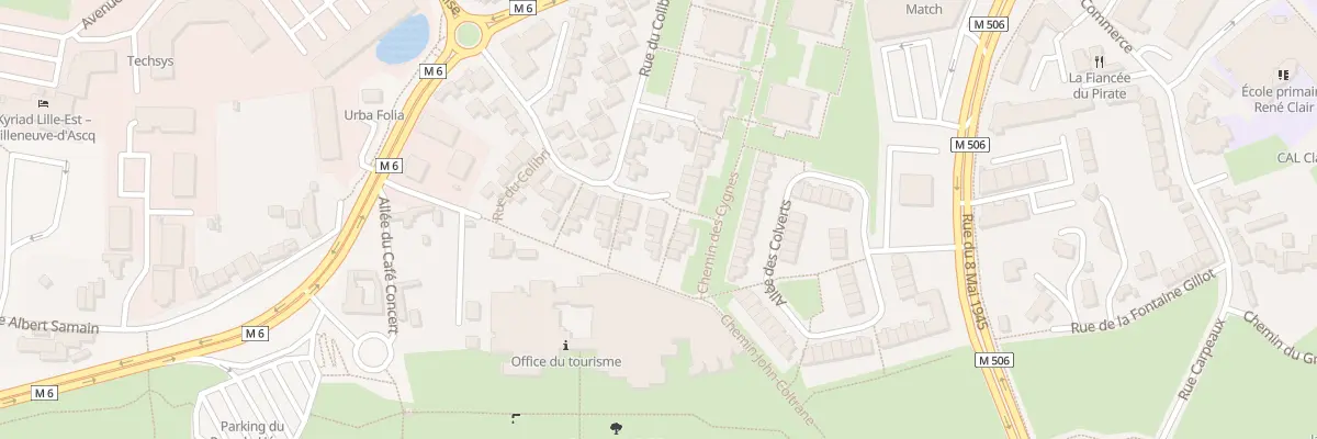 Plan du 58 Rue du Colibri à Villeneuve-d’Ascq